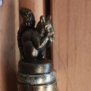 SET OF 3 Copper magnetic door hinge squirrel